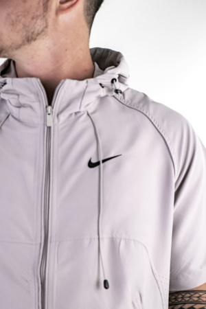 Костюм спортивный Nike (спортивная футболка+шорты) (78804)) (M, Серый)