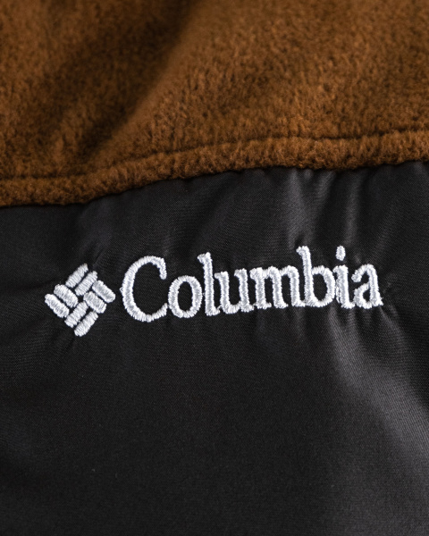 Кофта на молнии Columbia (флис+плащевка) (21037989) (M, Коричневый)