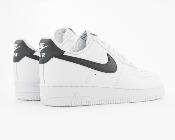 Кроссовки Nike Air Force 1 ’07 White Black Pebbled Leather (М5900-3) от магазина vikingsmen.ru
