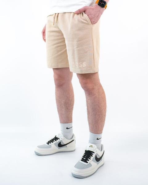 Костюм футболка + шорты Boss (21037503) (S, Белый/Светло-бежевый)