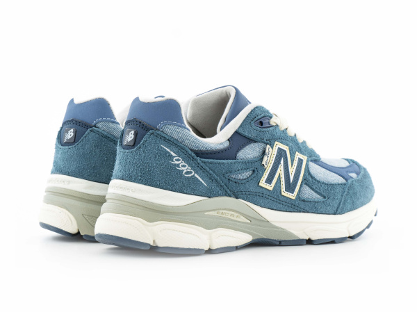 Кроссовки Levi's x New Balance 990V3 "Blue Denim" (W026-15) от магазина vikingsmen.ru