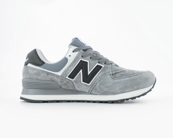 Кроссовки New Balance 574 "Grey/Black" (456-13)[СС] от магазина vikingsmen.ru