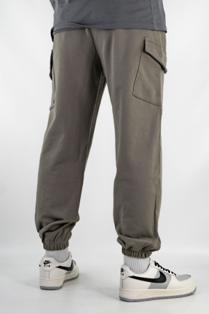 Джоггеры мужские (4221)) (XXL, Бежевый)