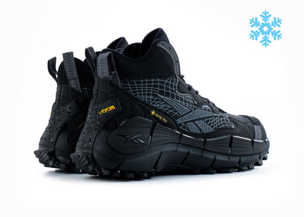 Кроссовки Reebok Zig Kinetica 2 Edge GTX "Black" с мехом (405-1) от магазина vikingsmen.ru