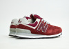 Кроссовки New Balance 574 "DK. Red/White" (070-9) |BA| от магазина vikingsmen.ru