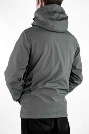 Детальное Изображение Ветровка утепленная мужская с капюшоном Adidas (6517)