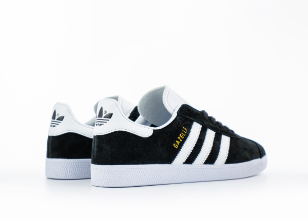 Кроссовки Adidas Gazelle "Core Black Cloud White Gold" (5019-1) [СС] от магазина vikingsmen.ru