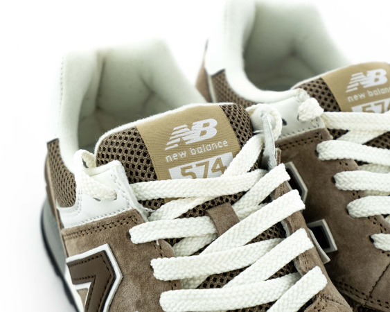 Кроссовки New Balance 574 "Grey/Brown" (W510-54) от магазина vikingsmen.ru