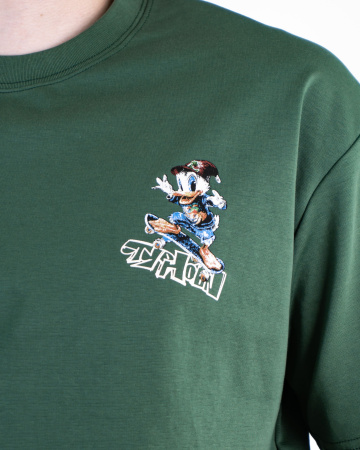 Футболка мужская LAHKIN'S "Утка на скейтборде" (5269) (XL, Зеленый)