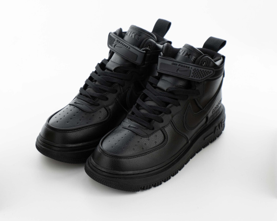 Кроссовки Nike Air Force 1 Gore-Tex Boot "Black" с мехом (512-10) [АА1] от магазина vikingsmen.ru
