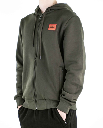 Костюм спортивный мужской Hugo Boss утепленный (6202) (XXXL, Хаки)