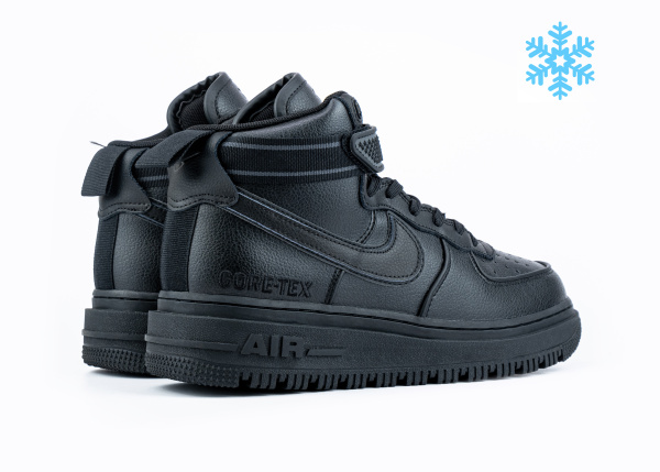 Кроссовки Nike Air Force 1 Gore-Tex Boot "Black" с мехом (512-10) [АА1] от магазина vikingsmen.ru