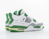 Кроссовки Nike Air Jordan 4 Retro "White/Green" (5003-45) |BA1| от магазина vikingsmen.ru