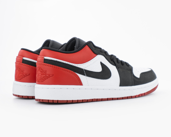 Кроссовки Nike Air Jordan 1 Low "Black Toe" (9627-4) от магазина vikingsmen.ru