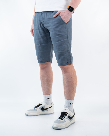 Шорты лен мужские Boss (21037508) (46 (W30), Серый, S)