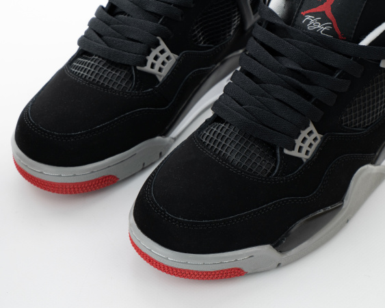 Кроссовки Nike Air Jordan 4 Retro "Bred" (G5003-1) от магазина vikingsmen.ru