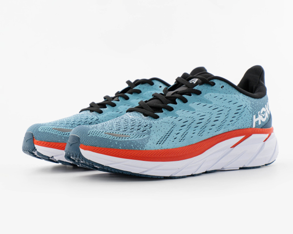 Кроссовки HOKA ONE ONE Clifton 8 "Aquarelle/Eggshell Blue" (312-5) от магазина vikingsmen.ru