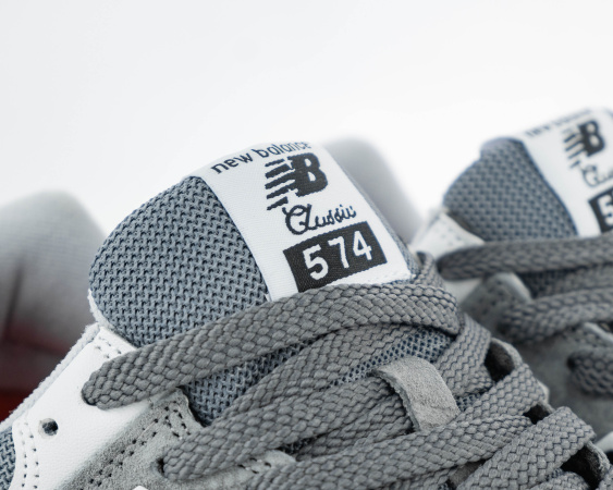 Кроссовки New Balance 574 "Grey/Black" (456-13)[СС] от магазина vikingsmen.ru