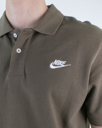 Рубашка поло мужская Nike (TР-N-1001) (M, Хаки)