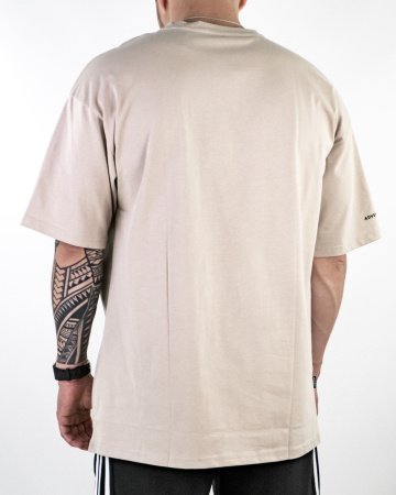 Футболка Adidas (9994D) (XXXL, Бежевый)