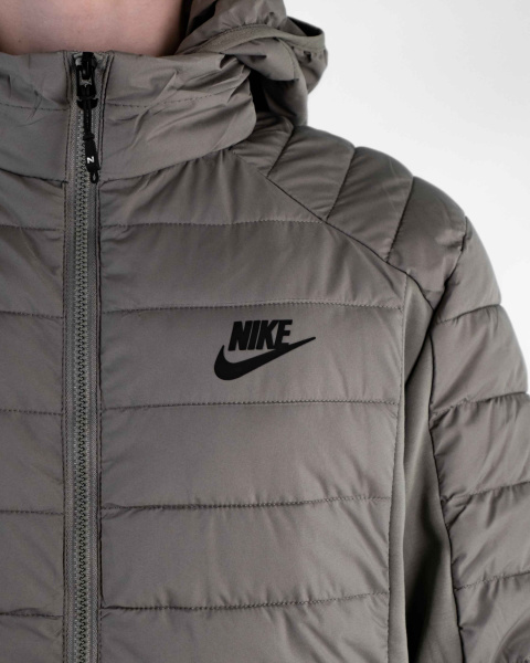 Ветровка утепленная мужская Nike (1919) (M, Оливковый)