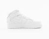 Кроссовки Nike Air Force 1 Mid White зимние (503-2) от магазина vikingsmen.ru
