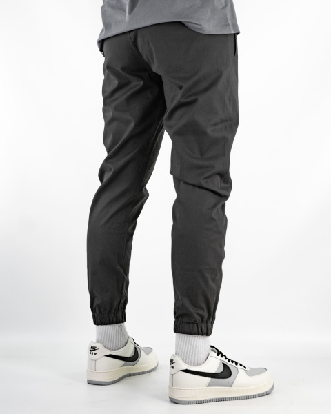 Брюки спортивные мужские Adidas (1652) (M, Темно-серый)