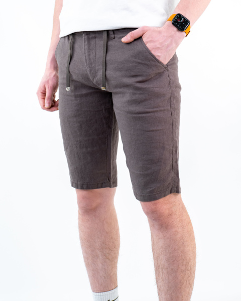 Анонс Изображения Шорты лен мужские Boss (21037508)