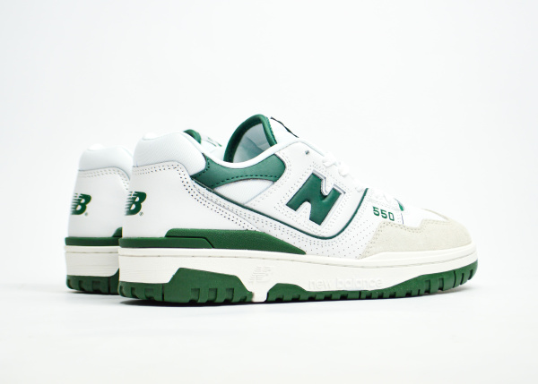 Кроссовки New Balance 550 "White Green" (6006-9) |BC| от магазина vikingsmen.ru