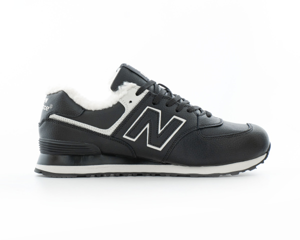 Кроссовки New Balance 574 "Black" зимние (479-5) от магазина vikingsmen.ru
