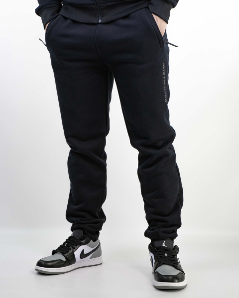 Костюм спортивный мужской NIKE TECHPRO на флисе (5212) (XL, Синий)