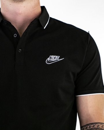 Рубашка-поло Nike (9926)) (XXXL, Черный)