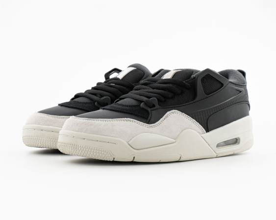 Кроссовки Air Jordan 4 RM "Black Light Bone" (114-1) от магазина vikingsmen.ru