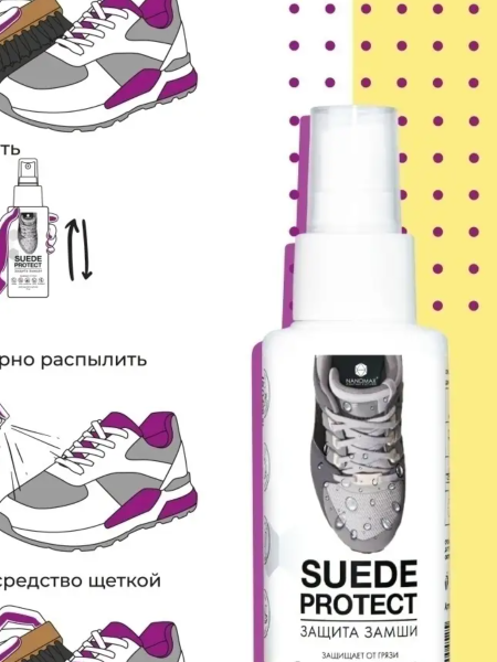 Пропитка водооттакливающая для замши SUEDE PROTECT COMPACT 75 ml от магазина vikingsmen.ru