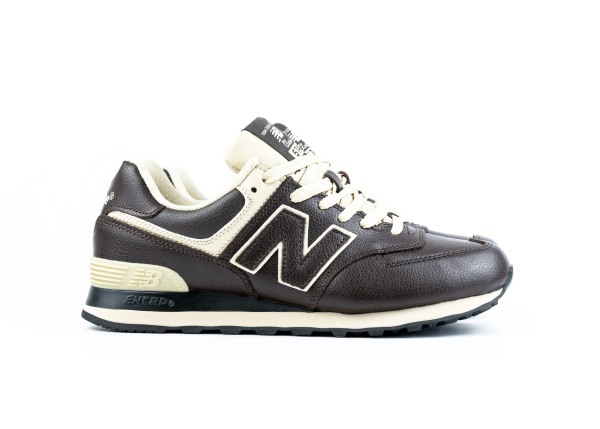 Кроссовки New Balance 574 "DK.Brown/White" (845-35) |BC| от магазина vikingsmen.ru
