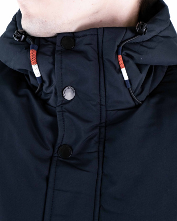 Куртка зимняя удлиненная Tommy Hilfiger (77-132) (L, Темно-синий)