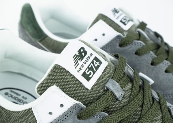 Кроссовки New Balance 574 "Grey/DK.Green" (G510-13) от магазина vikingsmen.ru